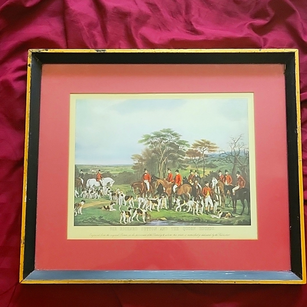 Print Sir Richard Sutton and the Quorn Hounds